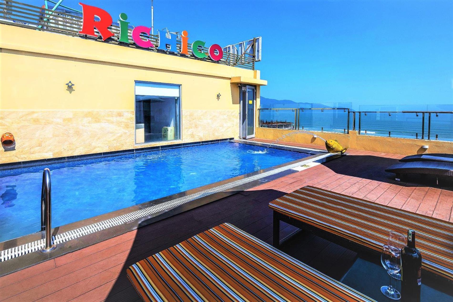 Richico Garden Beach Hotel Đà Nẵng Exterior foto